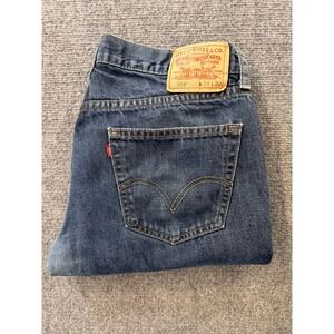 Levi's 559 Relaxed Straight Mens Jeans 34x30 Medium Wash Blue Denim